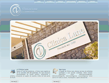 Tablet Screenshot of clinicalane.com.br